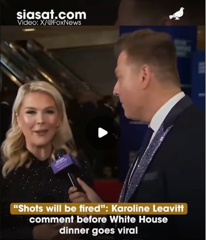 La portavoce della Casa Bianca e la frase profetica sui “colpi sparati”, il video diventa virale e accende le polemiche